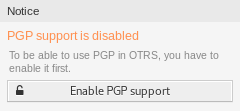 Enable PGP Support